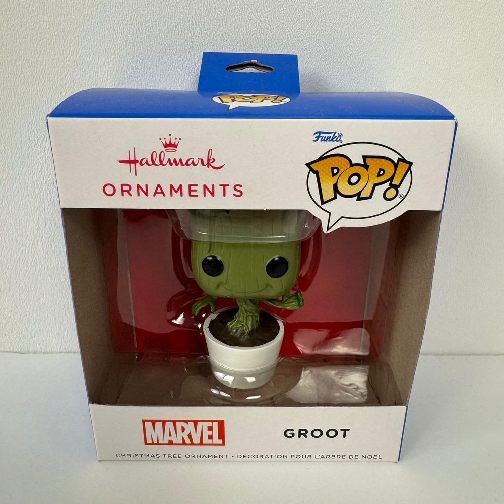 Hallmark Groot Ornament  Green Marvel Funko Pop Christmas Decor